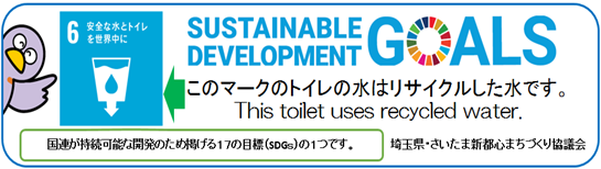 SDGs6番目「安全な水とトイレを世界中に」のマーク